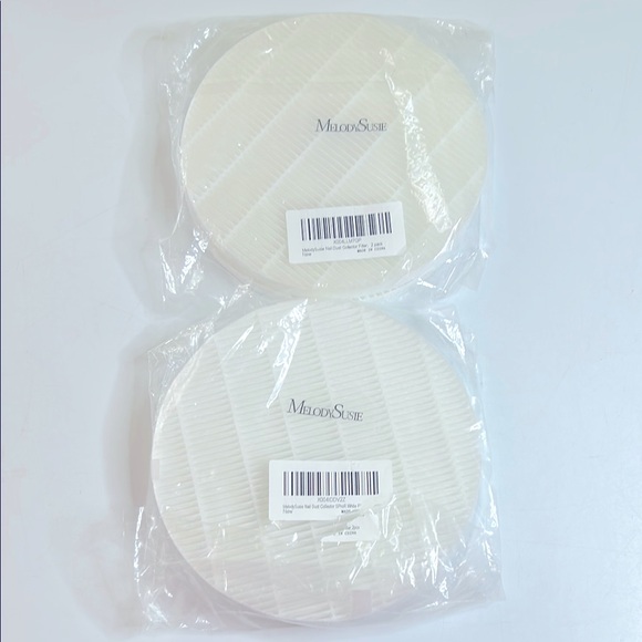 MelodySusie Nail Dust Collector Replacement Filters 2 Pack - Picture 4 of 5